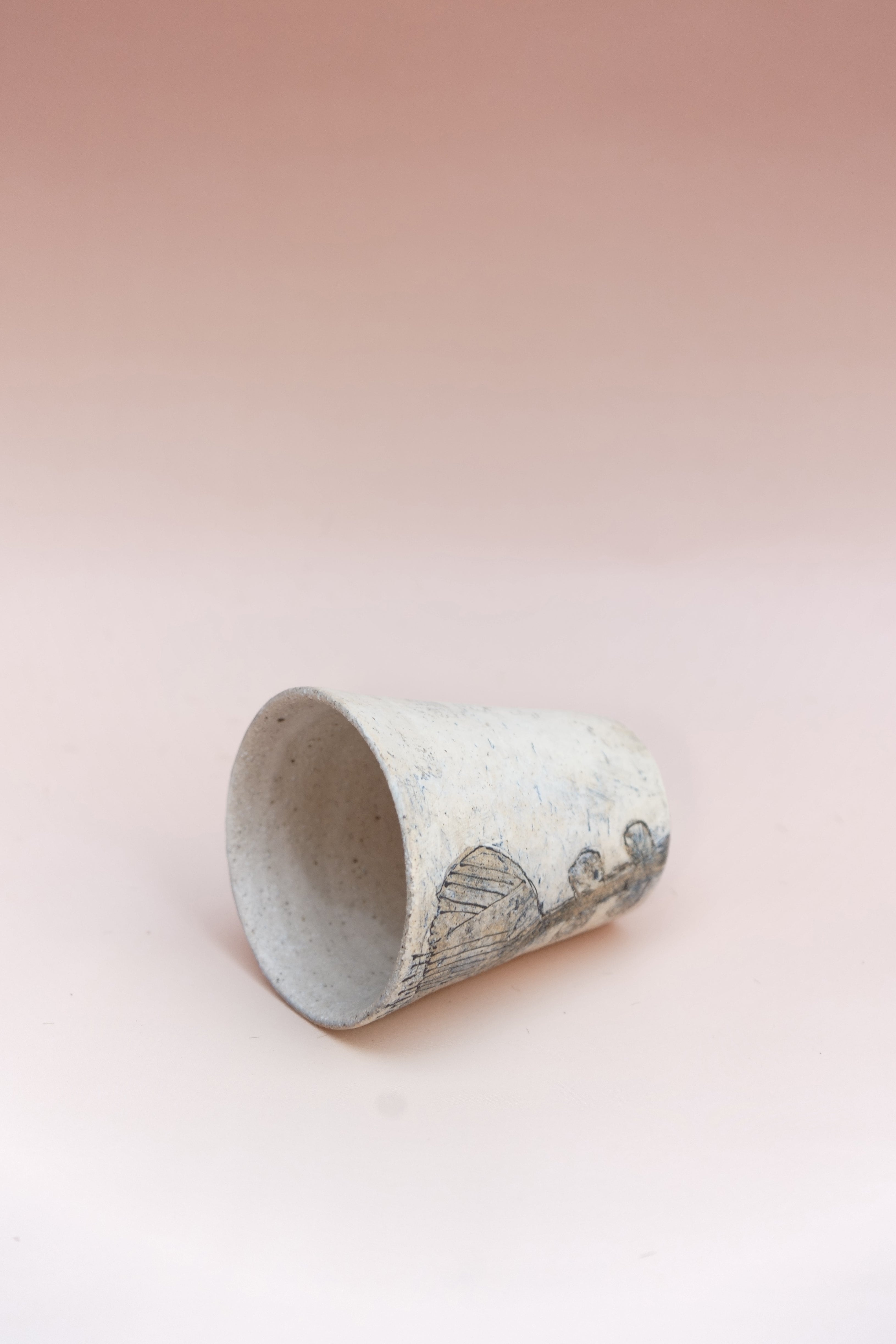 Flower Theme Handmade Tea Cup