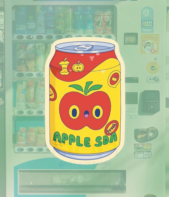 Apple Soda Art Print & Sticker by Era